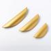 Cupboard Handles Copper Knobs Gold Half Moon Handles Pull Knobs Cupboard Door Handles Pulls Furniture Replace Handles with Screws Drawer Pulls Zinc Alloy Wardrobe Handles 4 Piece 85mm(3.34in) ((Colo 85mm(3.34in) Gold - Buy Online on SooperMarket.com
