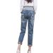 Xiedeai Maternity Jeans for Women - High Waist Over Bump Trouser, Casual Ripped Denim Pants XXL Blue - Buy Online on SooperMarket.com