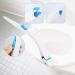 Toilet Bowl Brush Toilet Bowl Cleaner Replaceable Arch Shape Handle Eco-Friendly Disposable Dissoluble Bathroom for Toilet Cleaning Home Bathroom Cleaning - Buy Online on SooperMarket.com