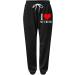 WILLBEST Women Causal Oversized Plain Jogging Sports Joggers Sweatpant Elasticated Waist Trouser with Pockets Exercise Track Sweat Jog Pants Tracksuit Bottoms 2170-djufh-black-e M - Buy Online on SooperMarket.com