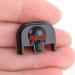 3D Aluminum Rear Cover Slide Back Plate for Gen 1-5 Glock 17-41, 44, 45 - Black Skull Red Eyes - Buy Online on SooperMarket.com