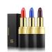 Yaper 3 Color Magic Temperature Changing Colors Lipstick Long Lasting and Not Easy to Stick Cup Magic Color Changing Waterproof Lipstick Lip Gloss for Women (Blue & Black & Red)