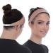 Madison Headwear Wig Grip Headbands For Women- Adjustable To Custom Fit Your Head - Velvet Comfort - Wig Bands No Slip Breathable Lightweight Material For All Day Wear! Keep Wig Comfortably Secured Beige