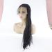 Buy Black Three-Small Braid Wig | High-Temperature Silk Front Lace | Large Size Chemical Fiber Wig | International Shipping Available - Buy Online on SooperMarket.com