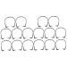 PLAFOPE 16 pcs Band Ear Working Noise Neck- Silicone Hunting Plugs Mounted for Range with Cord Reusable Black Quality Work Racing Bands Shooting and Swimming Banded Earplugs High- Hearing