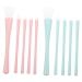 Didiseaon 2 Sets Silicone Makeup Brush Lip Applicators Eyeliner Applicator Eye Shadow Lip Liner Brush Silicone Facial Mask Brush Skincare Brush for Mud Concealer Lips Silica Gel Lip Brush