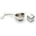 Miniblings Handmade Sieve Noodle Sieve Charm - Italian Pasta Zipper Puller & Jewelry Pendant - Silver-Plated Cooking Kitchen Accessory - Buy Online on SooperMarket.com