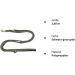 Dogeline Double-Leash Exercise Leash for Medium Dogs up to 45kg | 39 Colors | Stable 2.40m Length - Buy Online on SooperMarket.com