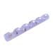 Worparsen Manicure Pen Holder Reusable Shatterproof Multifunctional Nail Brush Pen Stand Holder for Home Purple