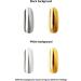 Lofuanna Chrome Nail Powder - Holographic Gold & Silver Pigment for Nail Art with Eyeshadow Sticks - 2 Jars, 0.5g each - Buy Online on SooperMarket.com