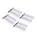 WOFASHPURET 4pcs Eyebrow Stickers Waterproof Fake Eyebrow False Imitation Eyebrow 4d Transfer Stickers Hair