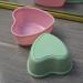 2 Sets Plastic Heart Shaped Facial Mask Mixing Bowl & Spatula - DIY Skin Care Kit for Women - Beauty Salon Essential - Pink & Green - Buy Online on SooperMarket.com