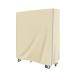 AlaSou Table Tennis Cover Ping Pong Table Covers to Protect Foldable Ping Pong Table Water Resistant, Weatherproof Brownish Yellow