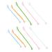 BCOATH 10pcs Puppy for Cat Pets Small Supplies Portable Nylon Clean Tooth Pet Dual-head Dog Brush