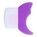 Mascara Eyelash Deflector Eyelash Applicator Prevent Smudge Double Arc Silicone For All Face Shapes (Purple)