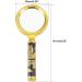 Magnifying Glass 45mm 10X Handheld Read Magnifying Glasses 1000% w Metal Handle for Book and Newspaper Read Insect Hobby Antiques Coins Rocks Stamps Repair Marriage - Buy Online on SooperMarket.com