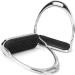 ZXAZX Lightweight Safety Irons Stirrups with Black Rubber Treads - Horse Riding Equestrian Accessories - Buy Online on SooperMarket.com