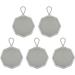 Makeup Puff Box Safe Powder Puff Storage Box Gray Portable Octagonal Dustproof for Powder Rooms for Beads - Buy Online on SooperMarket.com