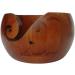 Beiyoule Handmade Bamboo Yarn Bowl - Knitting Wool Holder for Crochet and Embroidery - Wine Red - Buy Online on SooperMarket.com