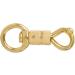 AOWESM Solid Brass Panic Snap 1-1/8 Inch X 4-1/4 Inch Quick Release with Round Swivel and Twist Body (1 Piece) - Buy Online on SooperMarket.com