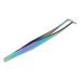 Wrong eyelash extension tweezers stainless steel Professional eyelash transplantation tweezers DIY nail art tweezers (long sloping tweezers)