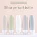 Dajidafu Travel Silicone Dispenser Bottle Shower Gel Toothpaste Makeup Squeeze Tube Refillable Leakproof Container Accessories Light Gray 90ML - Buy Online on SooperMarket.com
