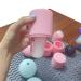 Silicone Ice Face Roller - Cooling Facial Massage Tool for Radiant Skin | Shop Pink Ice Rollers for Refreshing Skincare - Buy Online on SooperMarket.com