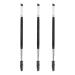 3Pcs Dual Brow Brush Set - Portable Professional Dual Headed Angled Eyebrow Brushes for Beauty Room & Travel - Ideal for Precise Eyebrow Application - Buy Online on SooperMarket.com