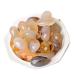 Natural Crystal Polished Stone White Agate Tumble for for ZJGIDTEM