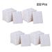 Beaupretty 222pcs Eye Makeup Remover Pads - Cotton Rounds & Squares for Women | Travel-Friendly Cosmetic Facial Pads - Buy Online on SooperMarket.com