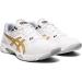 ASICS Men's Gel-Rocket 10 Court Shoes - White/Pure Gold (Size 10.5) - Buy Online on SooperMarket.com