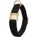 YUDOTE Ultra-Soft Natural Cotton Dog Collar for Medium Dogs with Sensitive Skin - Black M (1 Pack) - Ideal for Sensitive Pups - Buy Online on SooperMarket.com