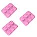 IMIKEYA 3pcs Silicone Mold Fudgesicle Molds Silicone Gummy Molds De para Gelatinas Non-Stick Mold Fondant Molds DIY Mould Cookie Mold Easy to Clean Mold Ice Cream Popsicle Mold Cake mediumx3pcs