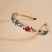 Wiwpar Thin Rhinestone Headband for Women - Colorful Elastic Vintage Hair Hoop Accessories - Buy Online on SooperMarket.com