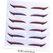 Healvian 12 Pairs Glitter Eyeliner Eyelid Strips Instant Pink Glitter Sticker - Buy Online on SooperMarket.com