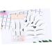 NOLITOY 2 Cosmetology Kit Eyebrow Stencils Beauty Eyebrow Card Eyebrow Stickers Card A607 Portable - Buy Online on SooperMarket.com
