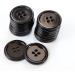 50PCS GANSSIA 1 Inch Black Resin Sewing Buttons for DIY Craft Decoration - Buy Online on SooperMarket.com