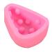MAGICLULU Soap Mold Triangle Mold Sushi Mold Maker Capacillos para Cupcake Silicone Baking Molds Silicone Cheese Mold Cookie Mold Silicone Candy Mold Cakes Chocolate France 3D Pink