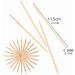 300Pcs Orange Wooden Nail Sticks - Double Sided Cuticle Pusher & Picking Tools for Pedicure & Manicure - 11.5cm Length - Pack of 1 - Buy Online on SooperMarket.com