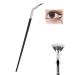 Anjouze Dolly Mascara Fan Brush, Anjoize Eyelash Brush, Dolly Mascara Fan Brush, Dolly Mascara Fan Brush for Lashes, Angled Fan Shaped Eyelash Brush-1pcs