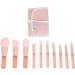 Mini Synthetic Makeup Brush Mini Makeup Brush Pink Fluffy with Storage Bag for Christmas - Buy Online on SooperMarket.com