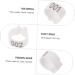 Yardwe 300 Pcs Pigeon Anklet Chicken Drumsticks Tag Plastic Foot Ring for Pigeon Poultry Pen Parrot Baby 1.3X1.3CMx3pcs Whitex3pcs - Buy Online on SooperMarket.com