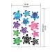 WIRESTER Temporary Tattoo Stickers - Set of 12 Sea Turtle Designs for Kids & Adults - Face, Hand, Neck, Wrist - Party Favor Body Art - 6 x 7.87 inch Tattoo Sheet (Blue, Pink, Purple, Green, Black) - Buy Online on SooperMarket.com