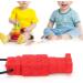 Buy Silicone Teether Necklace - Chew Pendant for ADHD Autism & Anxiety - Red Sensory Chew Toy for Kids & Adults | International Shipping - Buy Online on SooperMarket.com
