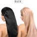 Ladaypoa Long Satin Sleeping Cap - 2 Large Sleeping Hats for Women | Extra Large Soft Satin Sleep Caps for Long Braids | Comfortable Black & Gold with Wide Elastic Ribbon - Buy Online on SooperMarket.com