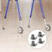 Knadgbft Walker Ski Glides 4 Pieces Heavy Duty Walker Glides Walker Feet Replacement Spare Parts Accessories Walker Glide Skis for 1 1/8 Inch Tubes Tool - Buy Online on SooperMarket.com
