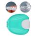 Retainer Case Portable Orthodon tic Press-to-Open Retainer Case Adult Waterproof Denture Box Storage Container for Denture Braces Mouth Guard (Blue)