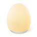 Synighty children baby still light Dimmable with 8 color change 1h timer memory function mountaineering hooks type C charging connection Silicone LED bedside lamp egg to breastfeed (white) a white