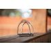 Equinate Stirrups Luna 10cm Stainless Steel | Anti-Slip Rubber Tread | Durable for Adults & Children | Set of 2 - Buy Internationally - Buy Online on SooperMarket.com