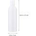 Minkissy 6pcs Portable Dispensing Empty Bottles Clear Water Bottle Refillable Shampoo and Conditioner Cosmetic Containers Shampoo Bottles Empty Shower Gel Bottle White Travel Lotion Filling - Buy Online on SooperMarket.com